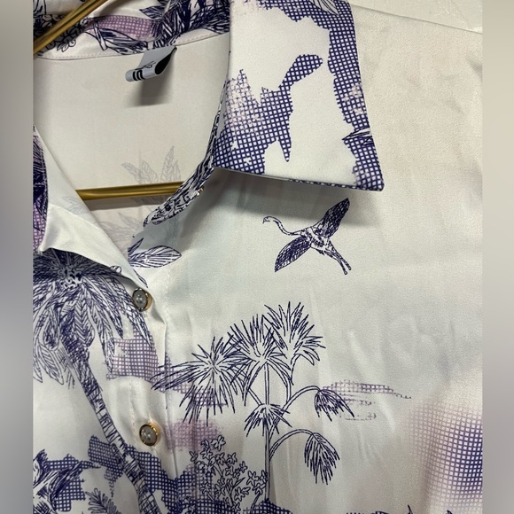 Summer Runway Designer Dress Women Elegant Floral Print Midi Dress - Picture 8 of 15